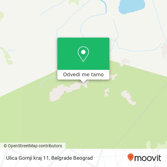 Ulica Gornji kraj 11 mapa