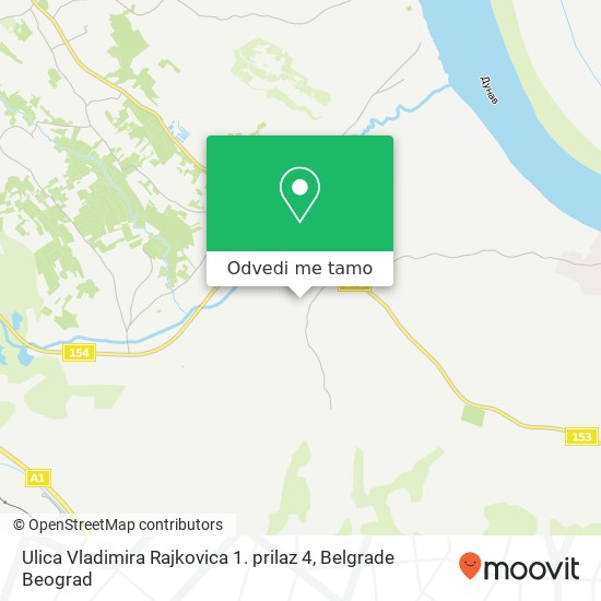 Ulica Vladimira Rajkovica 1. prilaz 4 mapa