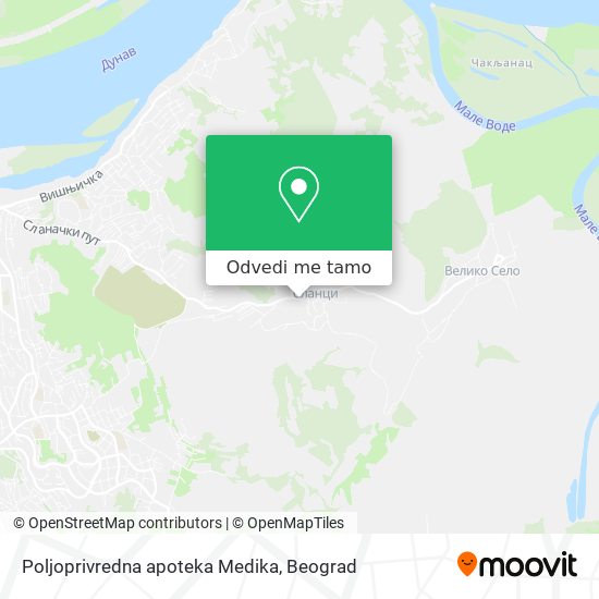 Poljoprivredna apoteka Medika mapa