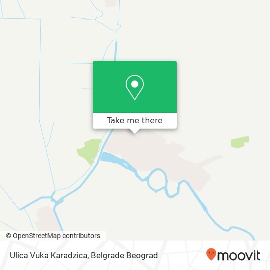 Ulica Vuka Karadzica mapa