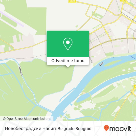 Новобеоградски Насип mapa