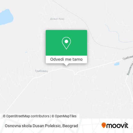 Osnovna skola Dusan Poleksic mapa