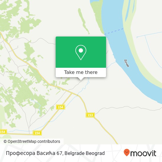 Професора Васића 67 mapa