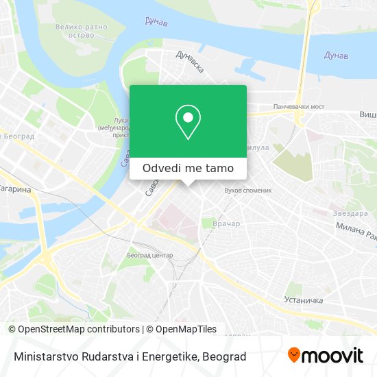 Ministarstvo Rudarstva i Energetike mapa