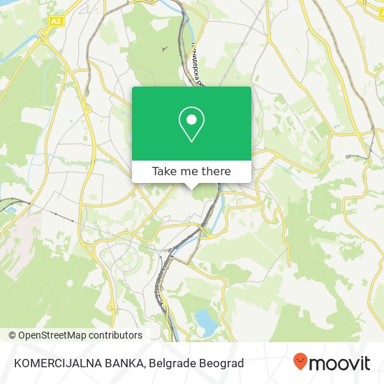 KOMERCIJALNA BANKA mapa