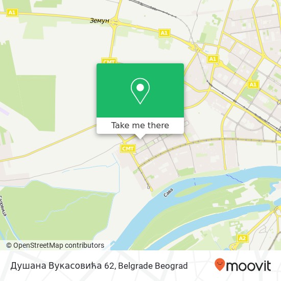 Душана Вукасовића 62 mapa