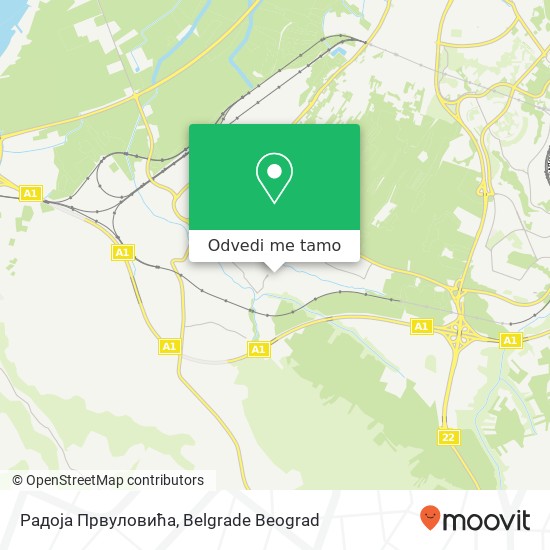 Радоја Првуловића mapa