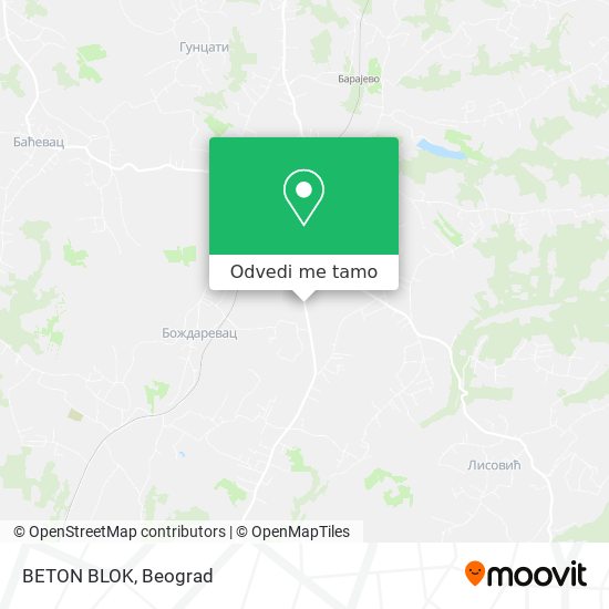 BETON BLOK mapa