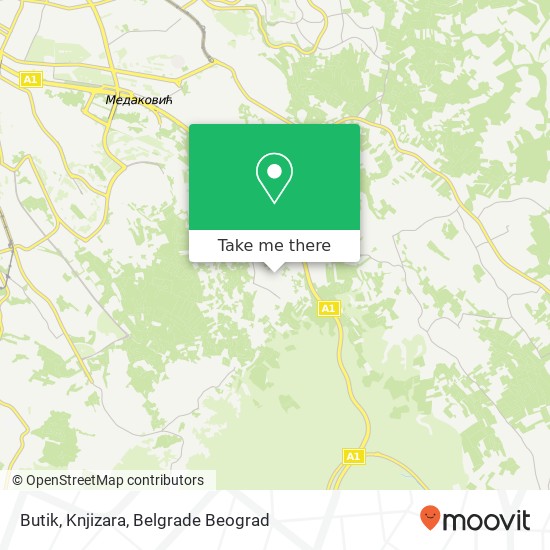 Butik, Knjizara mapa