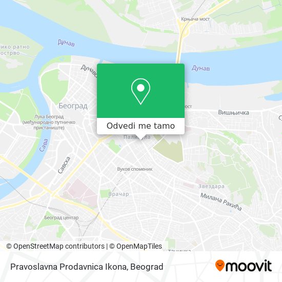 Pravoslavna Prodavnica Ikona mapa