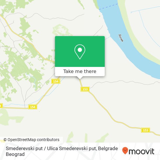 Smederevski put / Ulica Smederevski put mapa