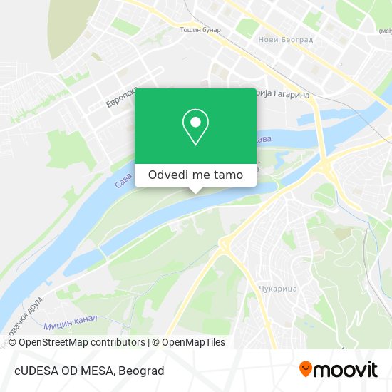 cUDESA OD MESA mapa