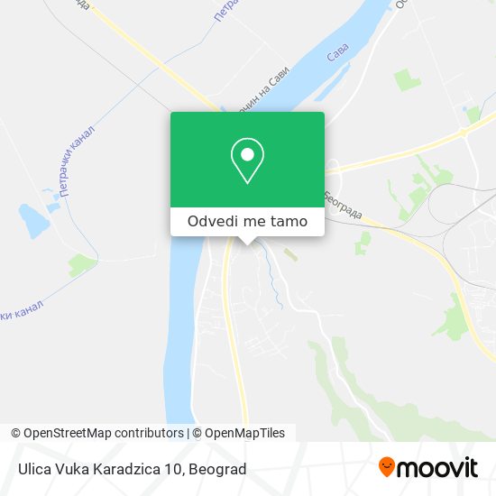 Ulica Vuka Karadzica 10 mapa