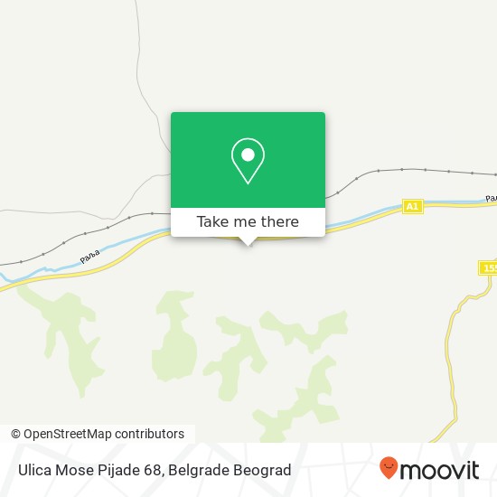 Ulica Mose Pijade 68 mapa