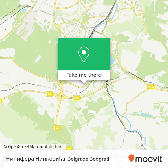 Нићифора Нинковића mapa