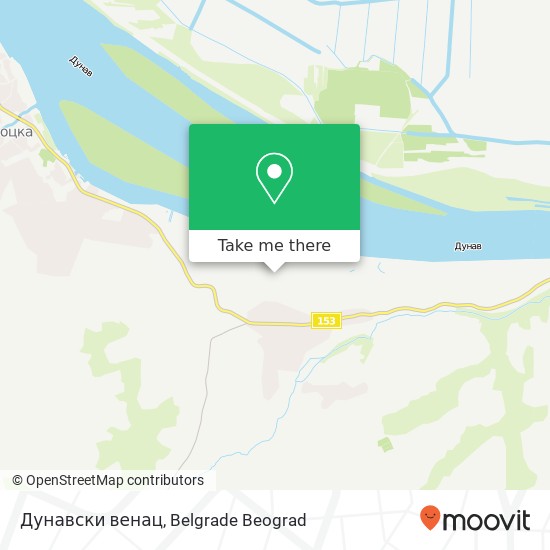 Дунавски венац mapa