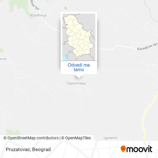 Pruzatovac mapa