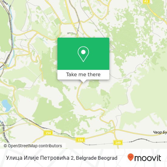 Улица Илије Петровића 2 mapa