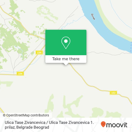 Ulica Tase Zivancevica / Ulica Tase Zivancevica 1. prilaz mapa