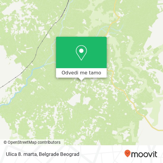 Ulica 8. marta mapa