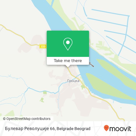 Булевар Револуције 66 mapa