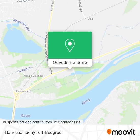 Панчевачки пут 64 mapa