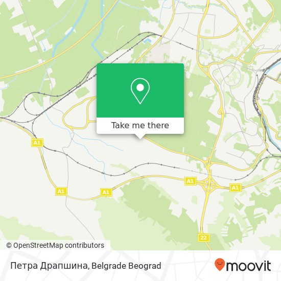 Петра Драпшина mapa