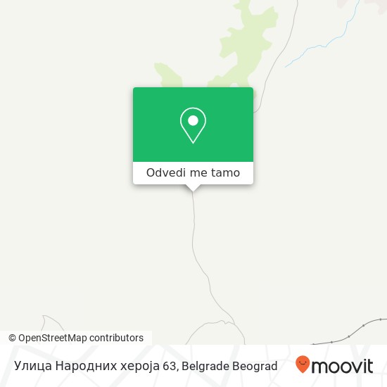 Улица Народних хероја 63 mapa