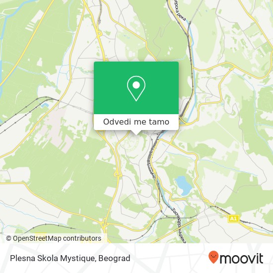 Plesna Skola Mystique mapa