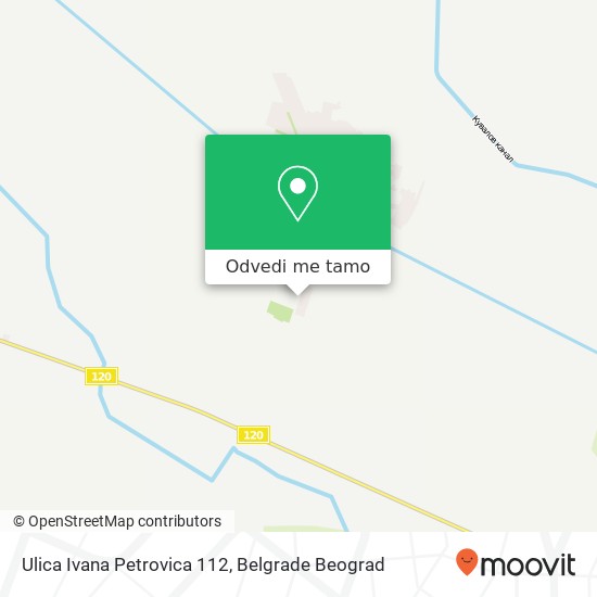 Ulica Ivana Petrovica 112 mapa