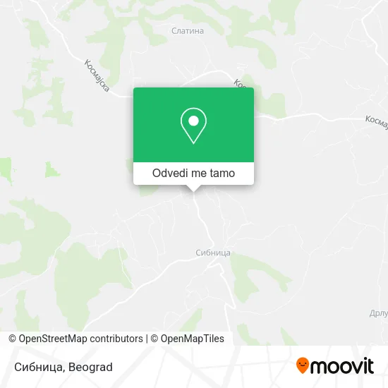 Сибница mapa
