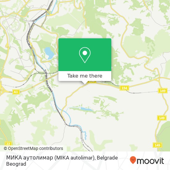 МИКА аутолимар (MIKA autolimar) mapa