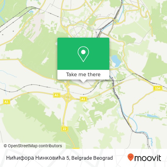 Нићифора Нинковића 5 mapa