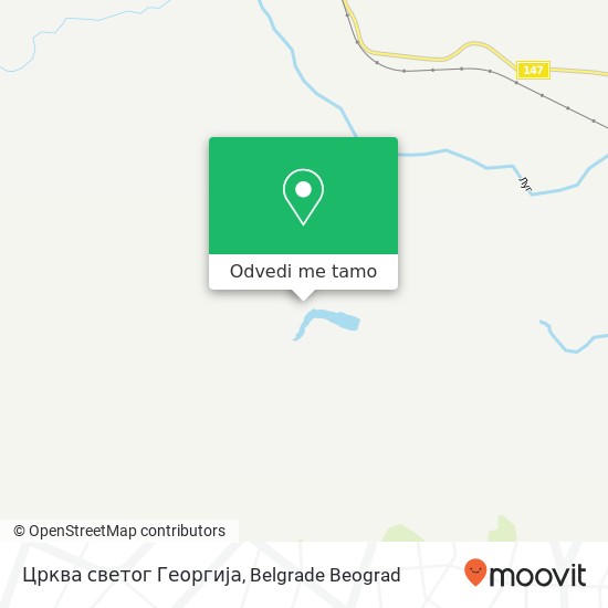 Црква светог Георгија mapa