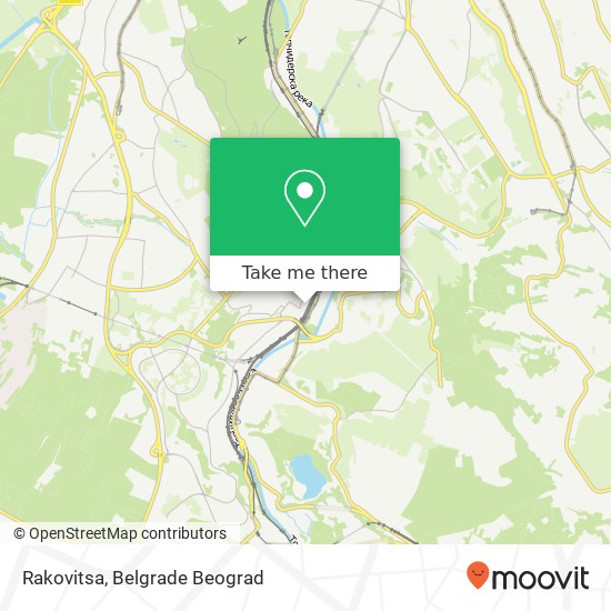 Rakovitsa mapa