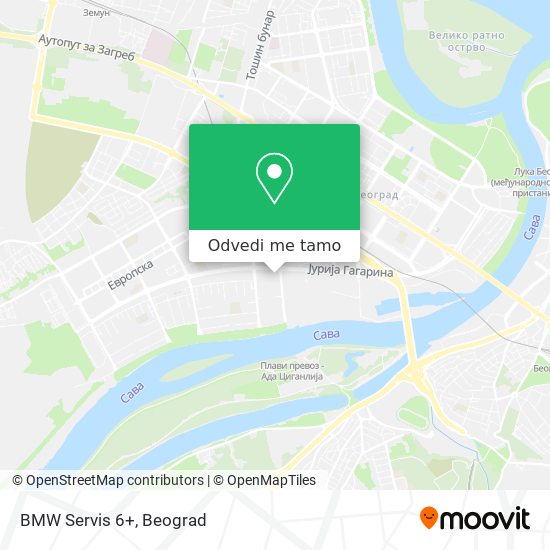 BMW Servis 6+ mapa