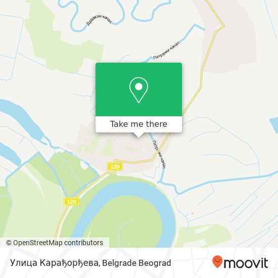 Улица Карађорђева mapa