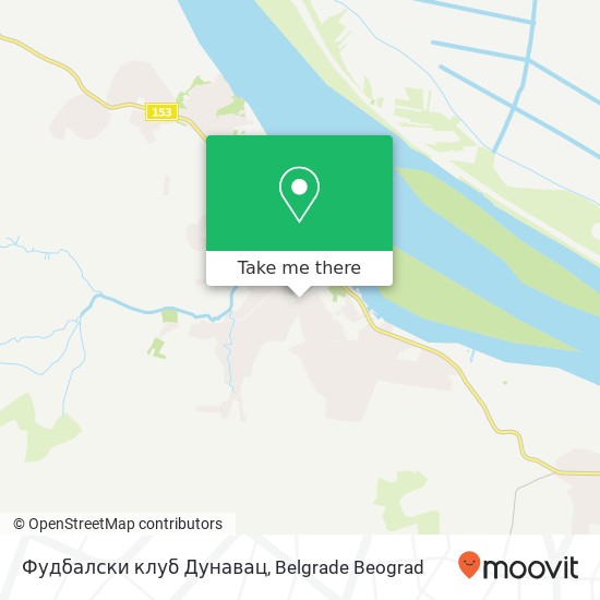 Фудбалски клуб Дунавац mapa