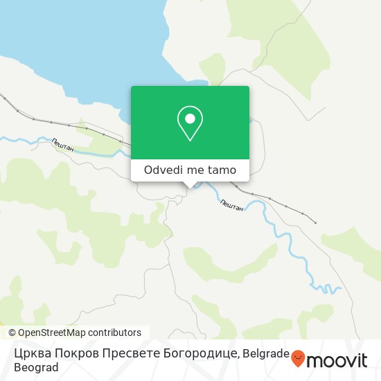 Црква Покров Пресвете Богородице mapa