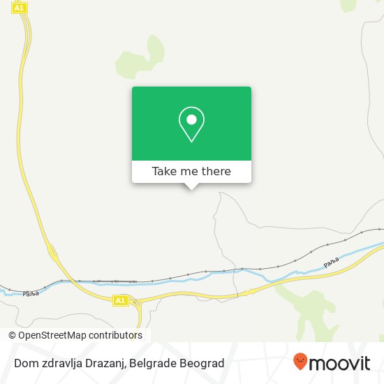 Dom zdravlja Drazanj mapa