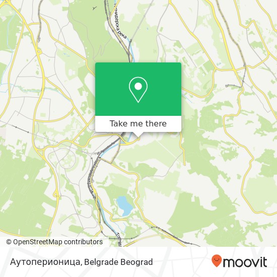 Аутоперионица mapa