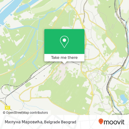 Милуна Маровића mapa