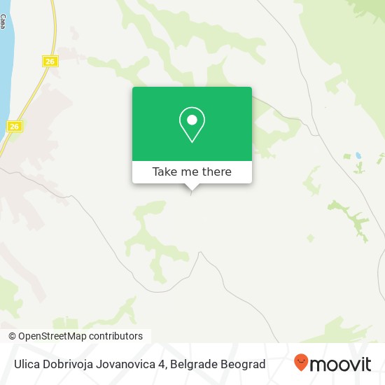 Ulica Dobrivoja Jovanovica 4 mapa