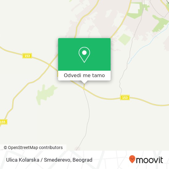 Ulica Kolarska / Smederevo mapa