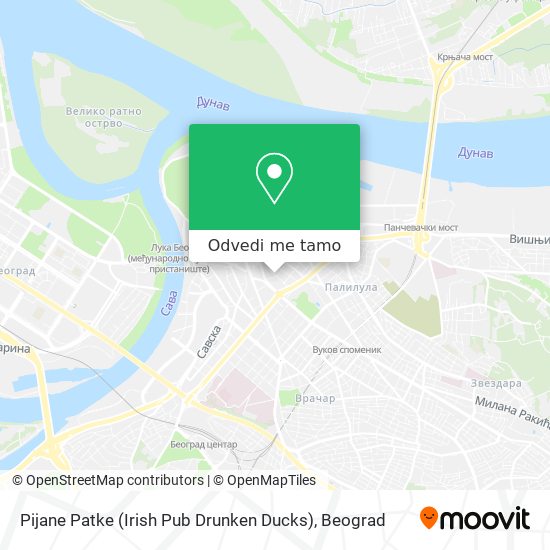 Pijane Patke (Irish Pub Drunken Ducks) mapa