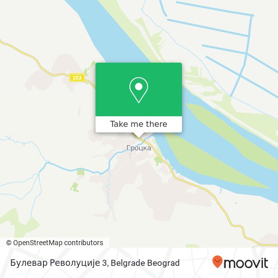 Булевар Револуције 3 mapa