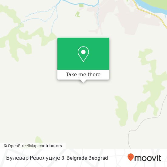 Булевар Револуције 3 mapa