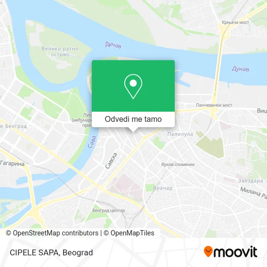 CIPELE SAPA mapa