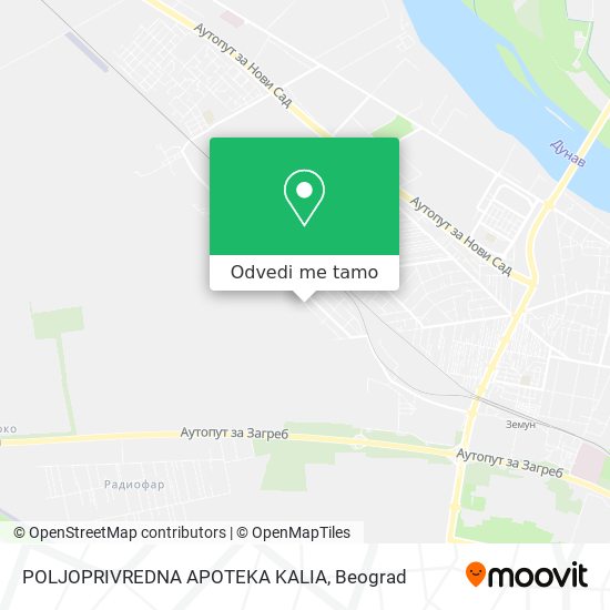 POLJOPRIVREDNA APOTEKA KALIA mapa