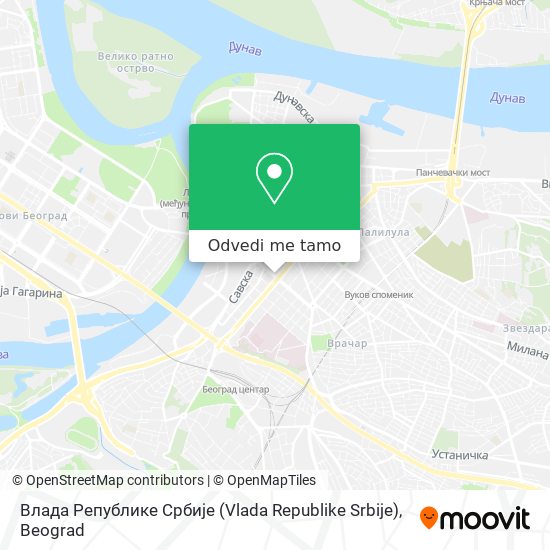 Влада Републике Србије (Vlada Republike Srbije) mapa